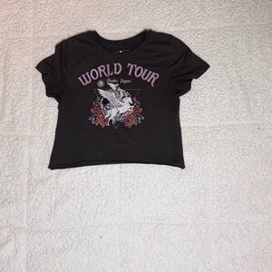 Black Graphic Short Sleeve Tee